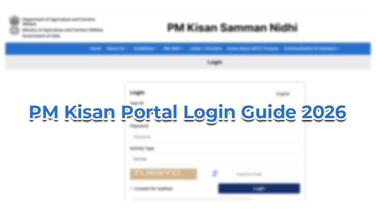 PM Kisan Portal Login Guide 2026