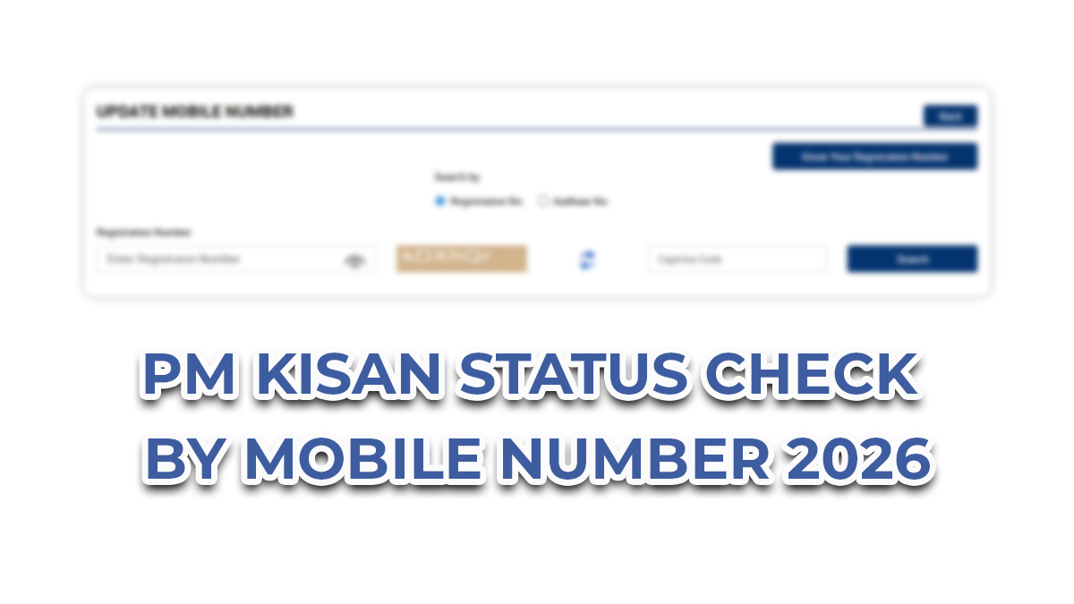 PM Kisan Status Check by Mobile Number