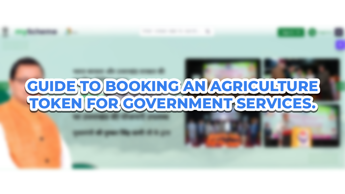 Guide to Booking an Agriculture Token for Government Services in UP