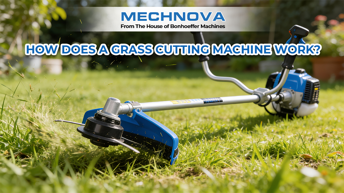 How Does a Grass Cutting Machine Work?