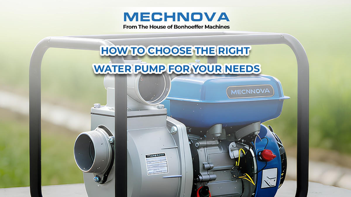 How to Choose the Right Water Pump for Your Needs