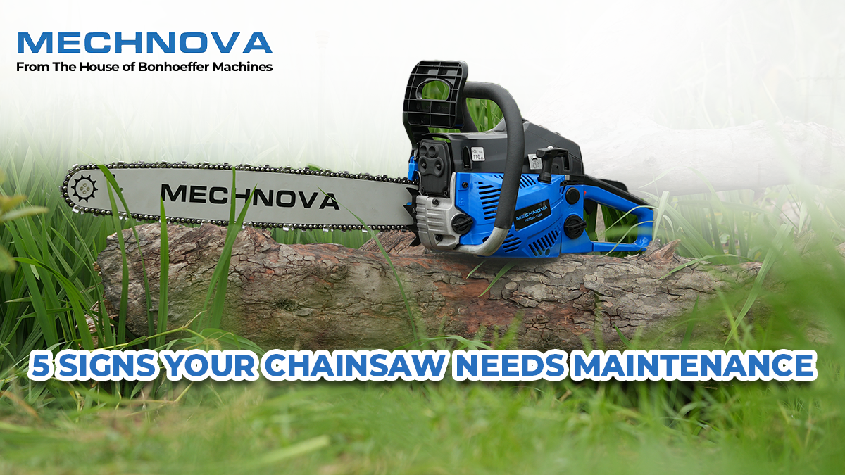 5 Signs Your Chainsaw Needs Maintenance