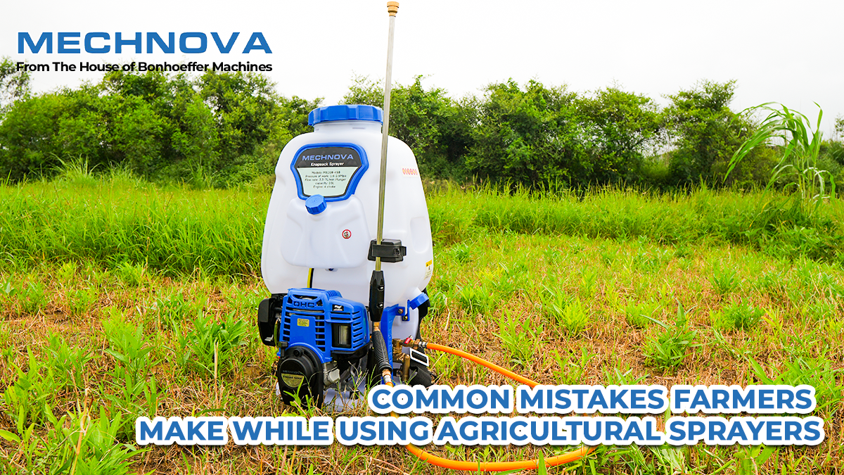 Common Mistakes Farmers Make While Using Agricultural Sprayers